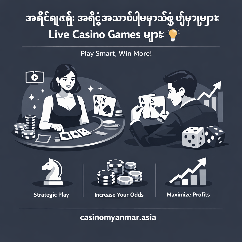 အနိုင်ရရန် အခွင့်အလမ်းပိုများသည့် ဗျူဟာမြောက် Live Casino Games များ 💡