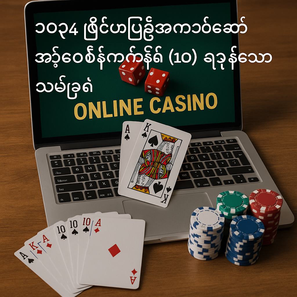 ၂၀၂၄ မြန်မာပြည်အကောင်းဆုံး အွန်လိုင်းကတ်စီနို (၁၀) ခုသုံးသပ်ချက်